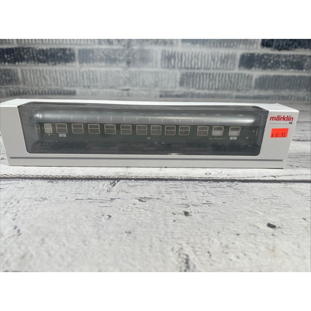 Marklin 43940 HO DB Express Train Passenger Car BRbu4um-61 Green Era III New